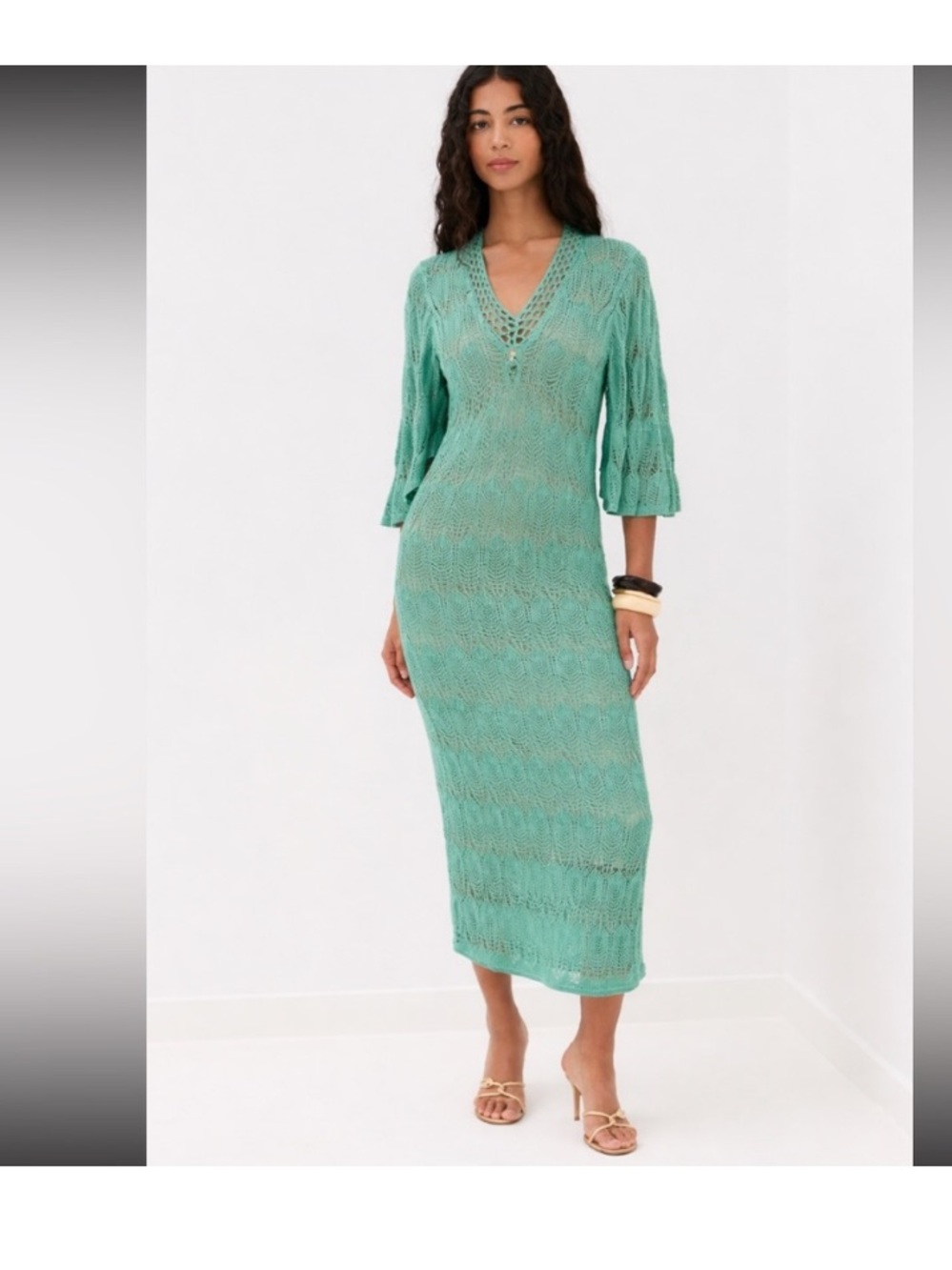 New Figue Allison Dress crochet dress size M no papertag!!